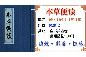 中药材【白藓皮】功效与作用_本草便读草部山草类_本草便读中草药大全