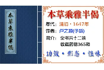 中药材【海藻】功效与作用_本草乘雅半偈第六帙_本草乘雅半偈中草药大全