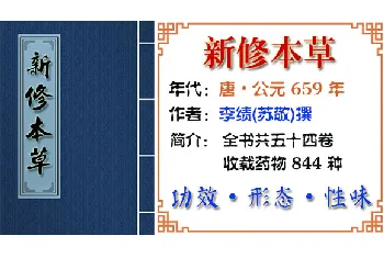 中药材【蚤休】功效与作用_新修本草卷第十一_新修本草中草药大全